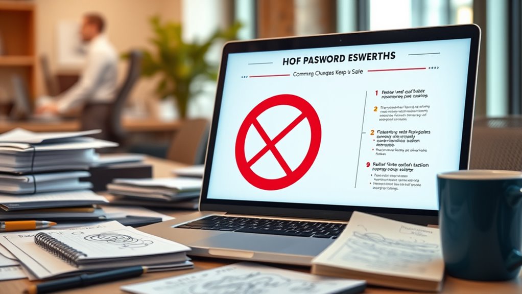 frequent password changes weaken security