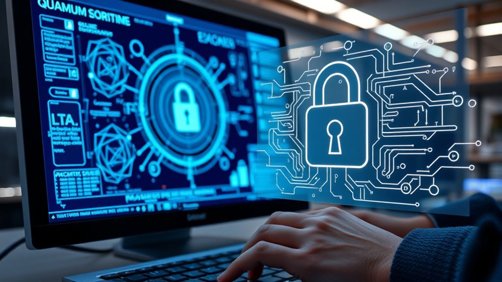 quantum physics based secure communication