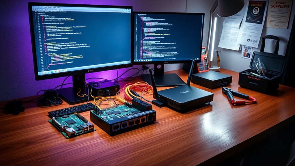 secure and maintain hacking lab