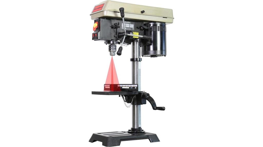 10 inch drill press with led