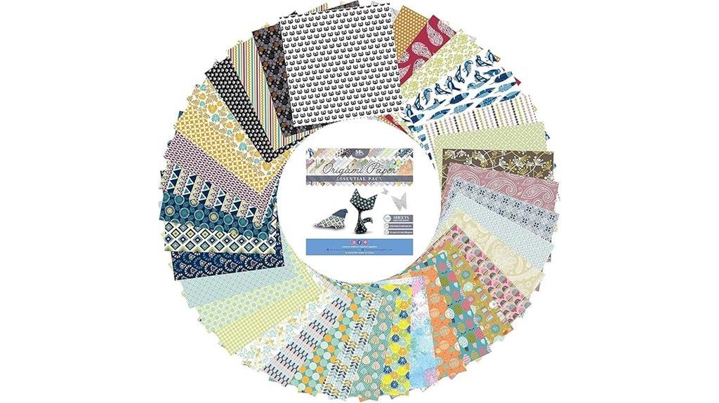 120 sheet origami paper set