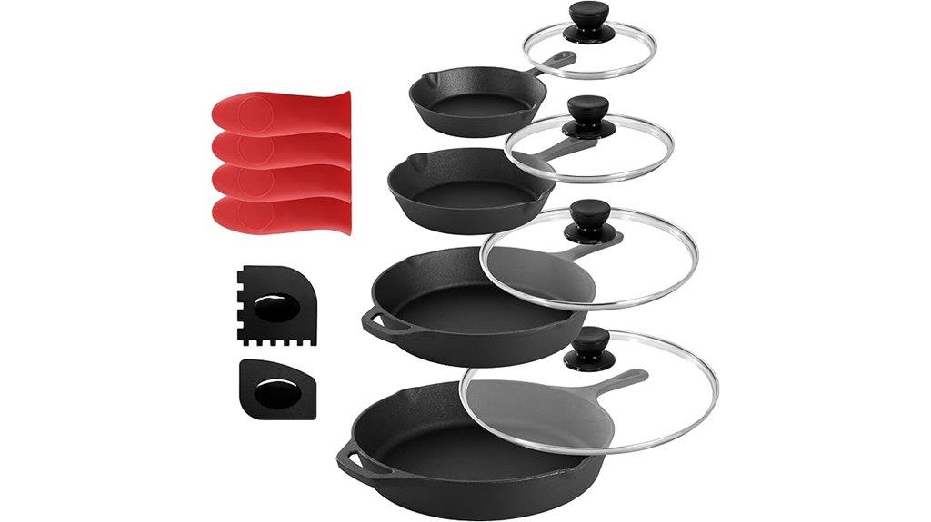 13 piece cast iron set