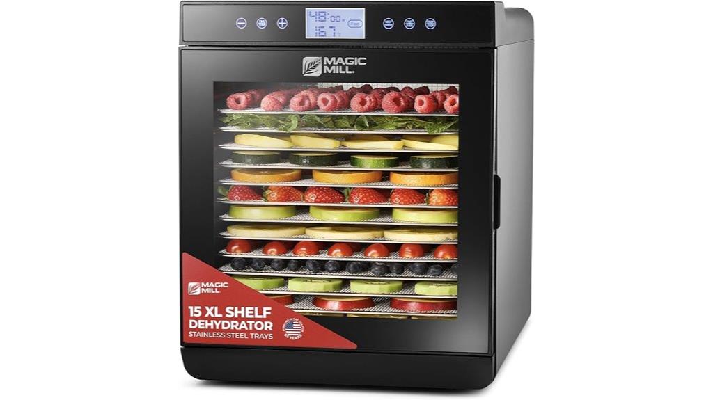15 tray food dehydrator