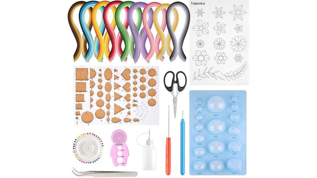 19 piece paper quilling set