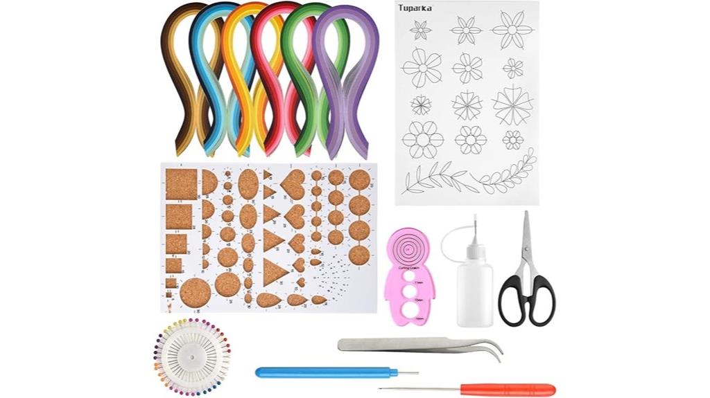 29 color paper quilling kit