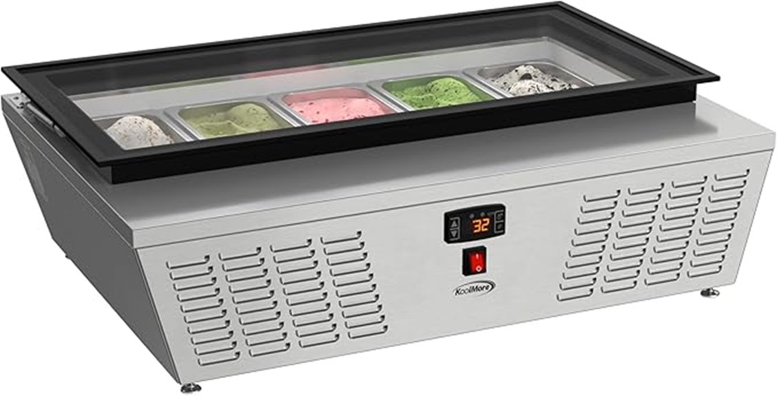 39 inch ice cream freezer