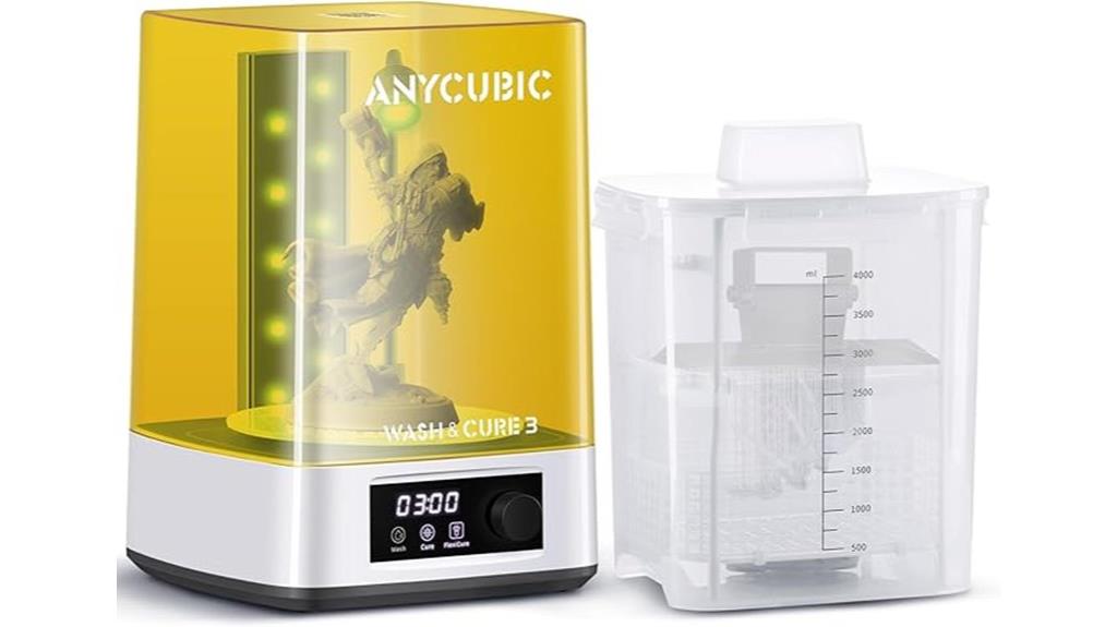 3d printer cleaning and curing