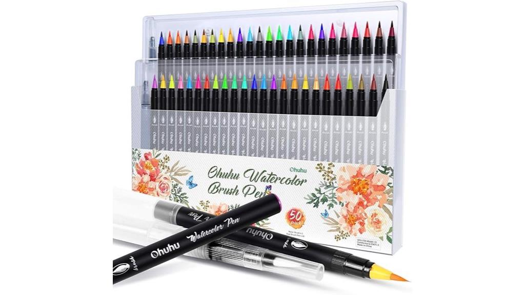 48 color watercolor markers