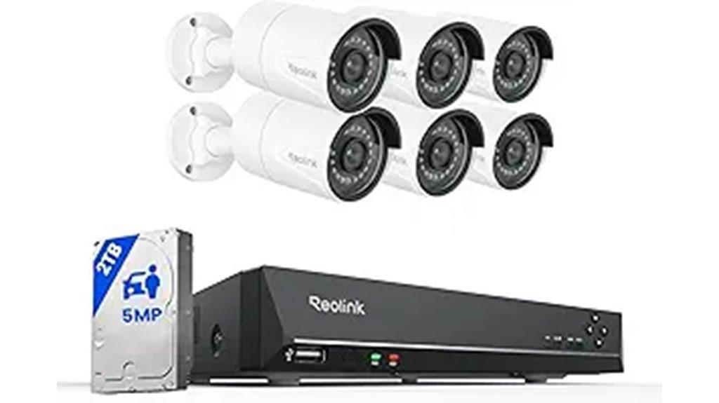 8 channel 5mp security system