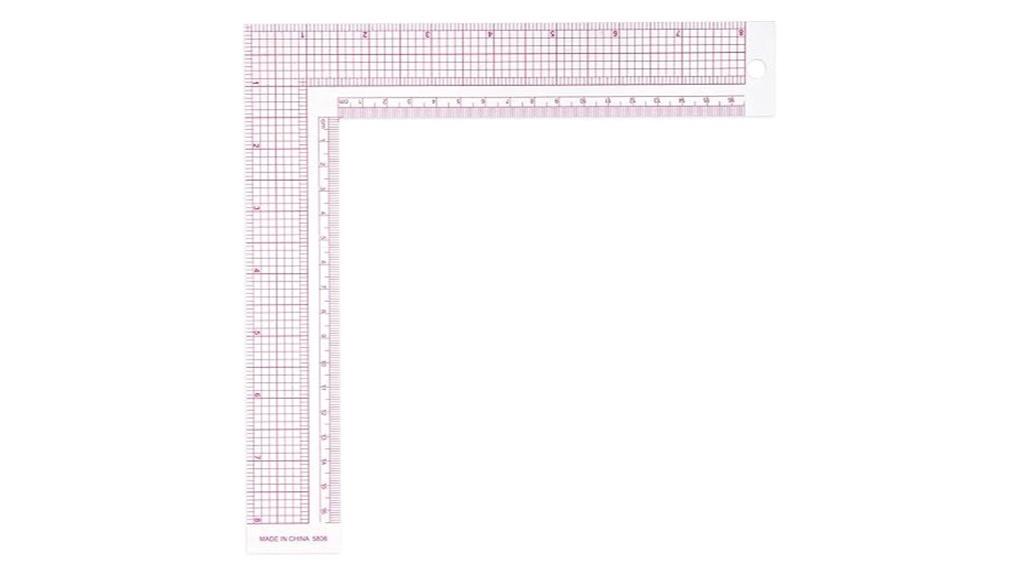 8 inch clear plastic ruler