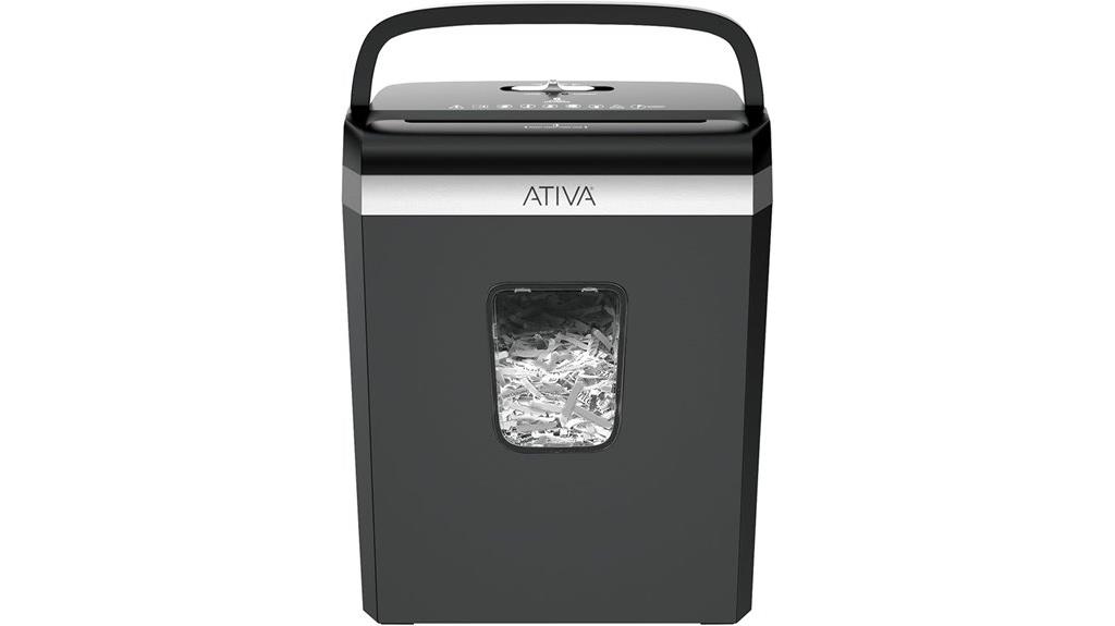 active 8 sheet cross cut shredder