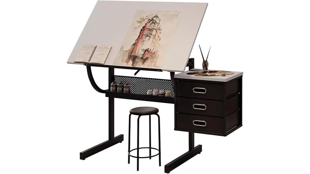 adjustable drafting table