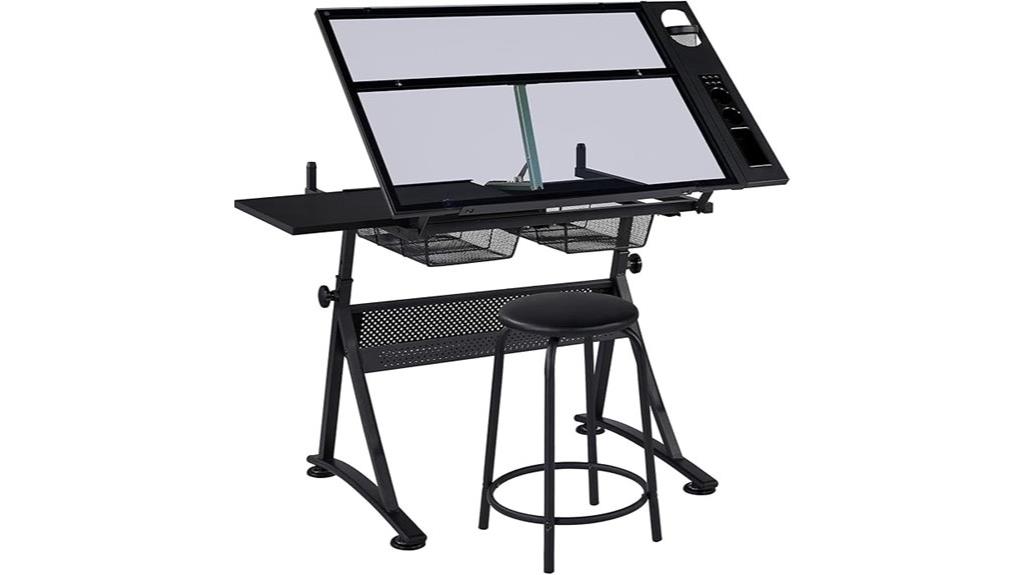 adjustable drafting table stool