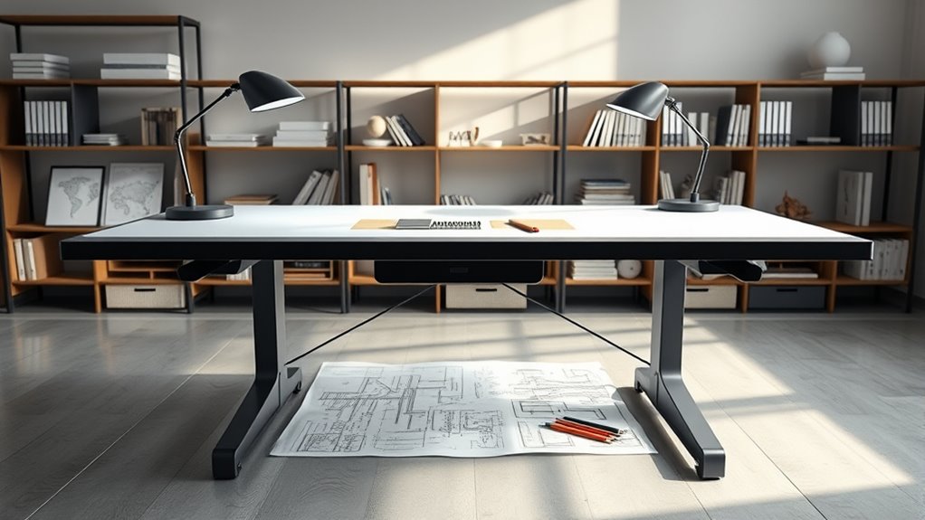 adjustable durable organized workspace