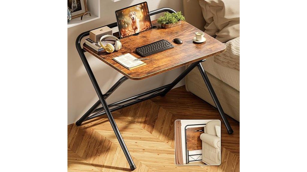adjustable folding desk