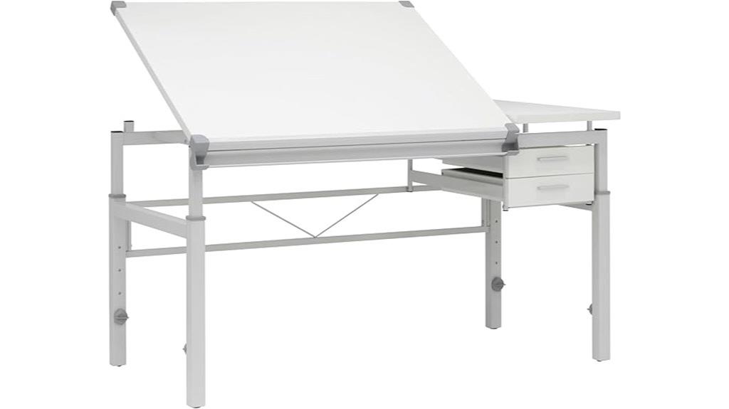 adjustable metal drafting table
