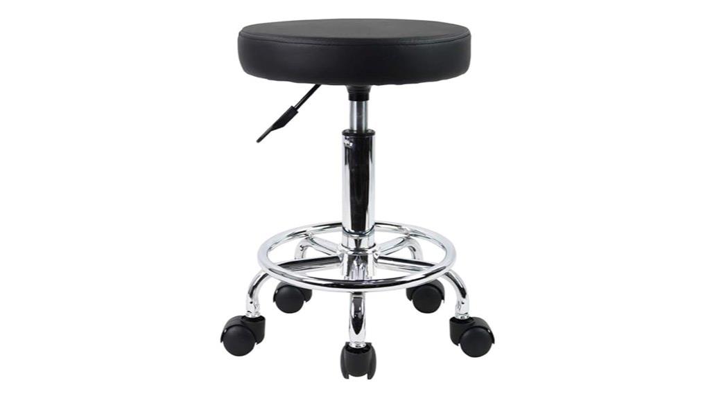adjustable pu leather stool