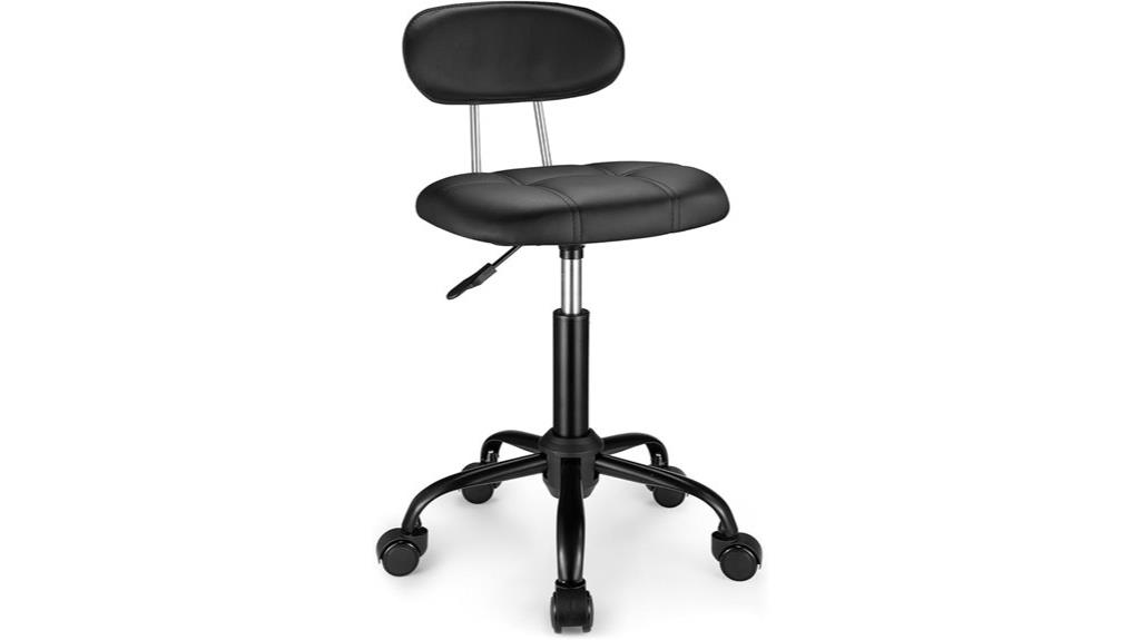 adjustable square swivel chair