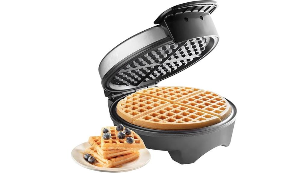 adjustable temperature waffle maker
