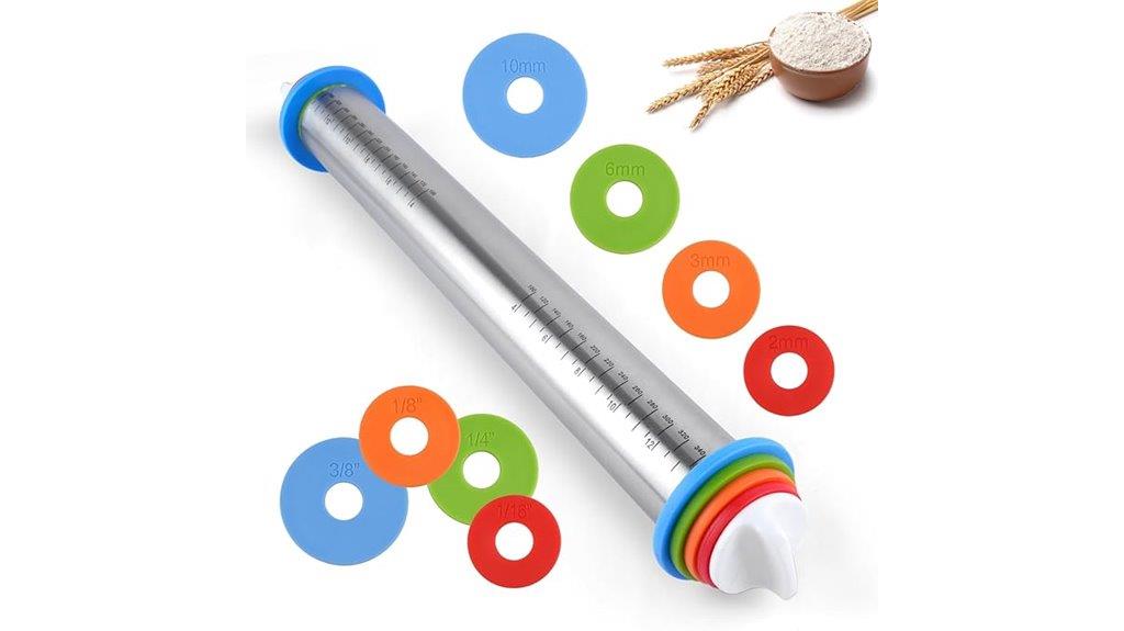 adjustable thickness rolling pin