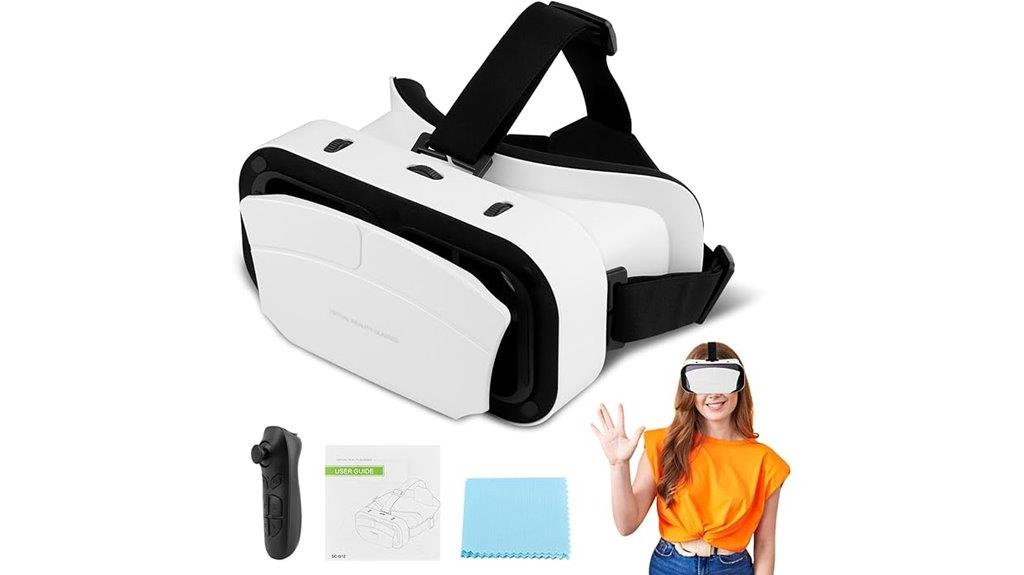 adjustable wide angle vr