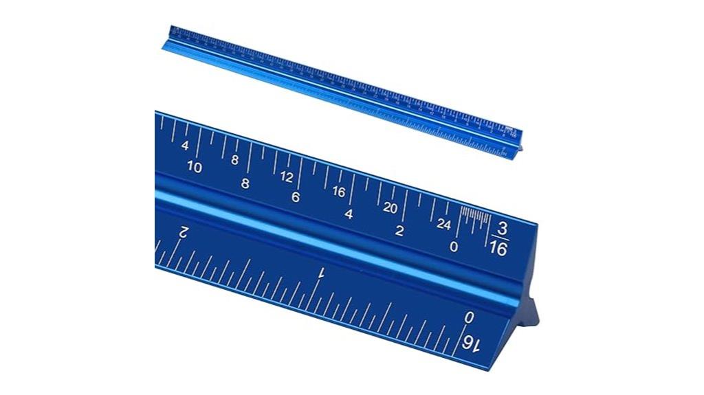 aluminum architectural scale ruler