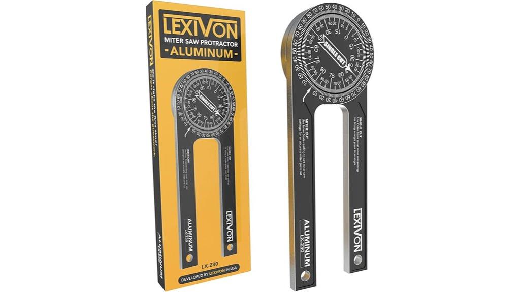 aluminum miter saw protractor