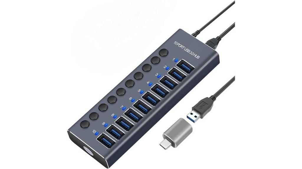 aluminum usb hub