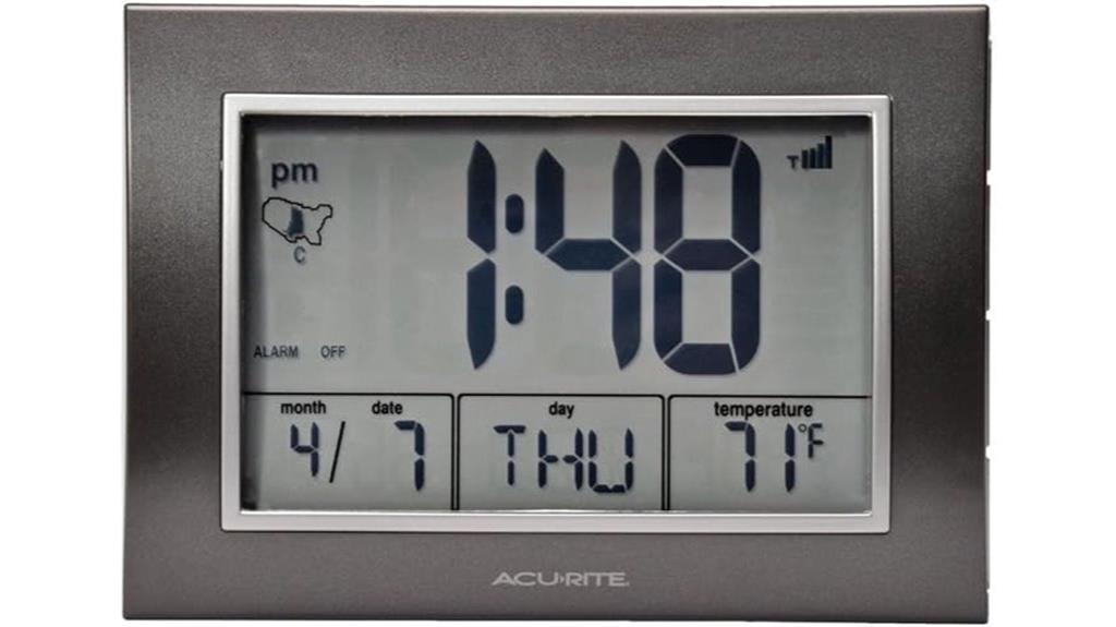 atomic clock with temperature