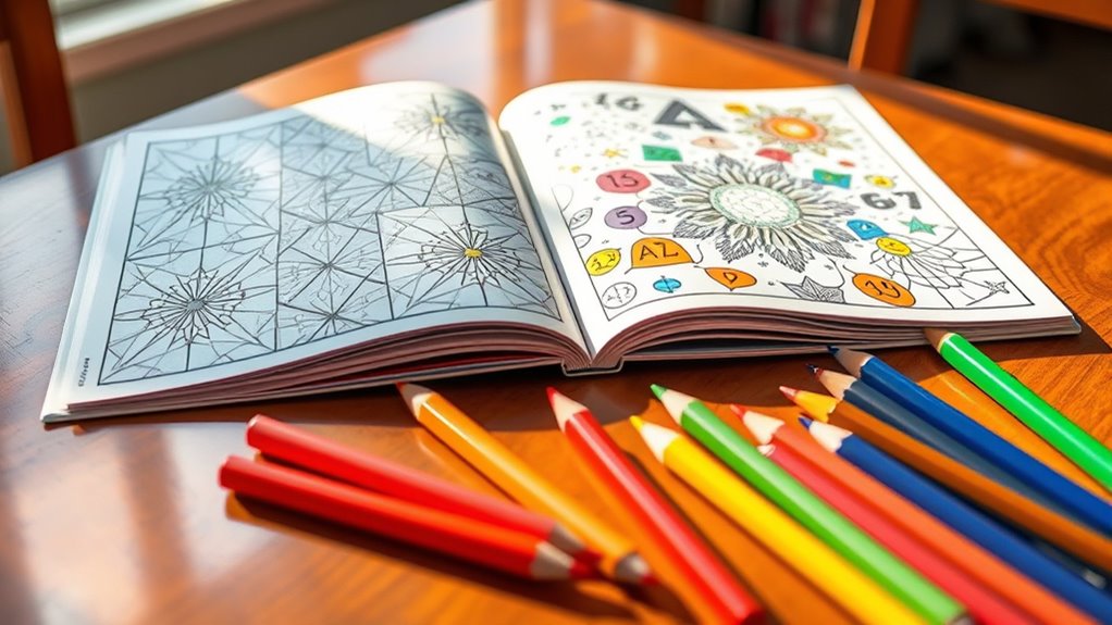 balanced educational artistic coloring