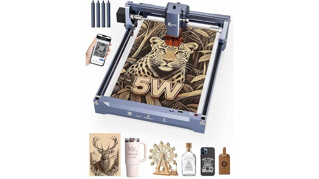 beginner 5w laser engraver