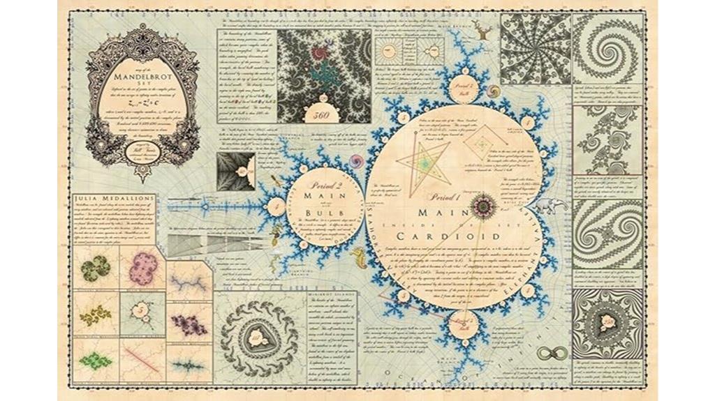 bill mandelmap fractal poster