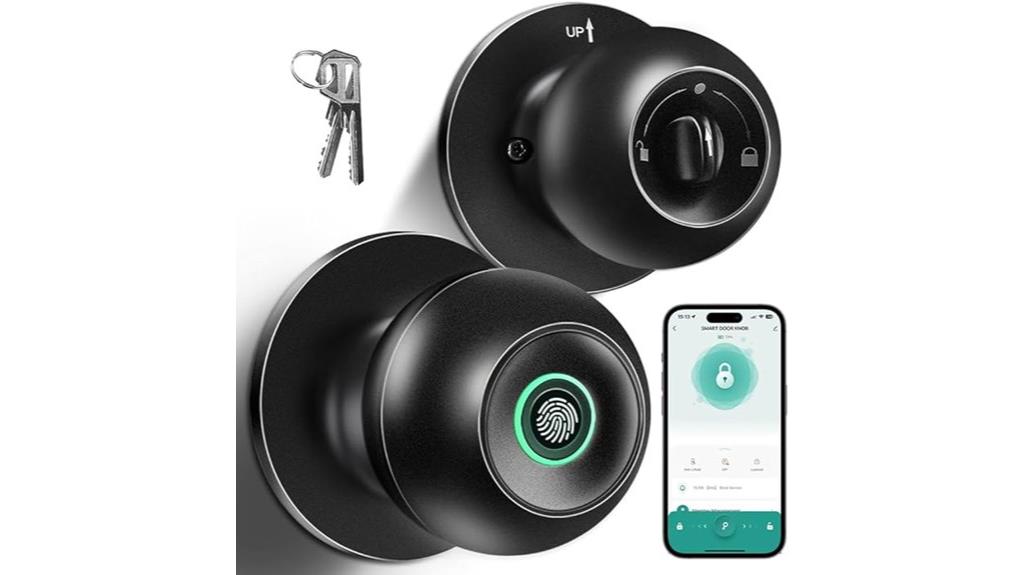 biometric keyless door lock