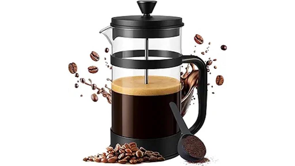 black 1l french press