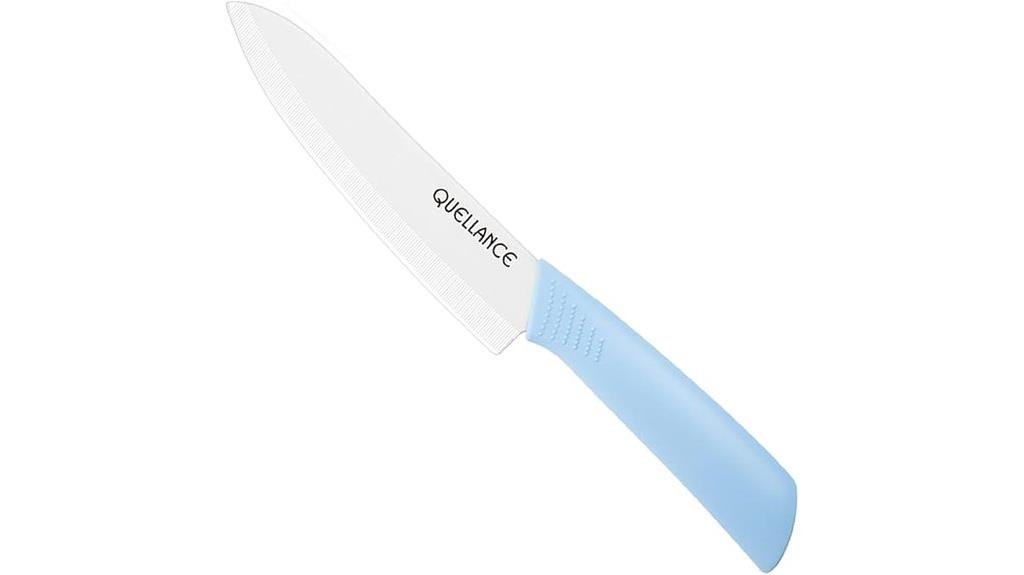 blue 6 inch ceramic knife