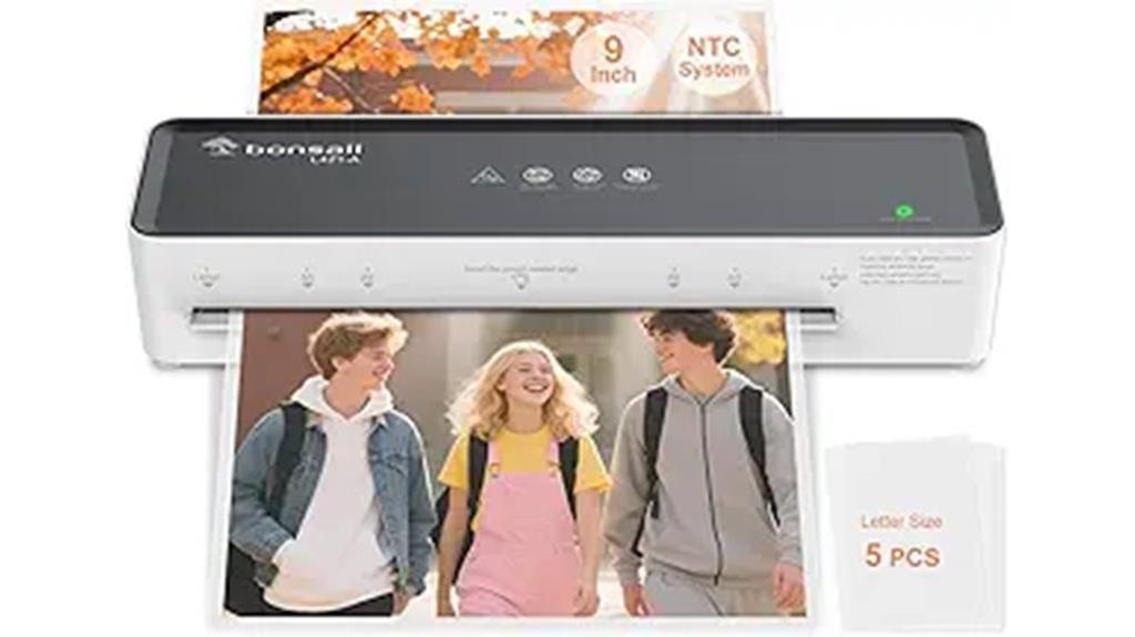 bonsaii laminator with sheets