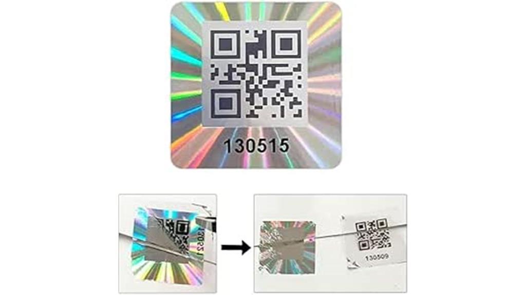bulk hologram warranty stickers
