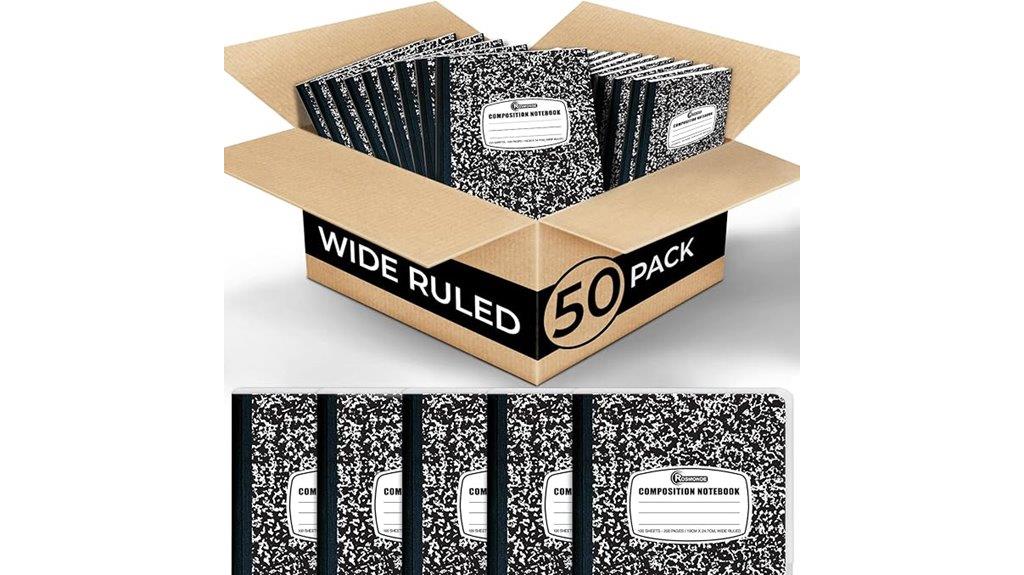 bulk wide ruled notebooks