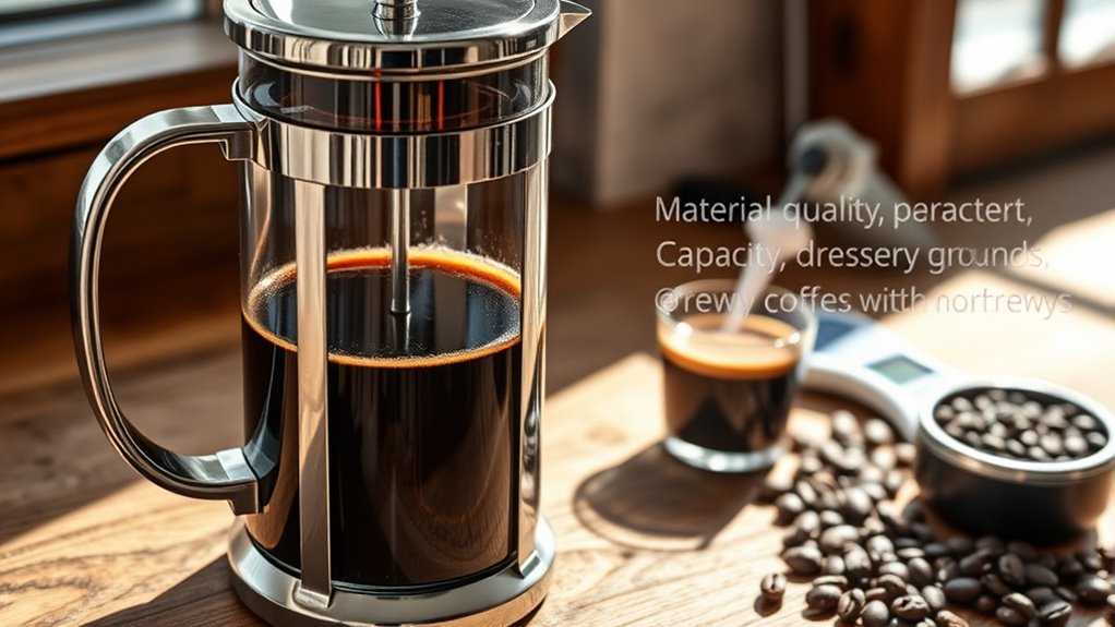 choosing durable efficient french press