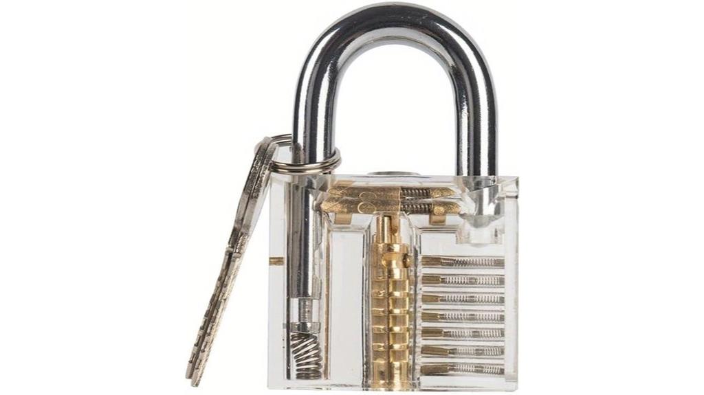 clear acrylic lock