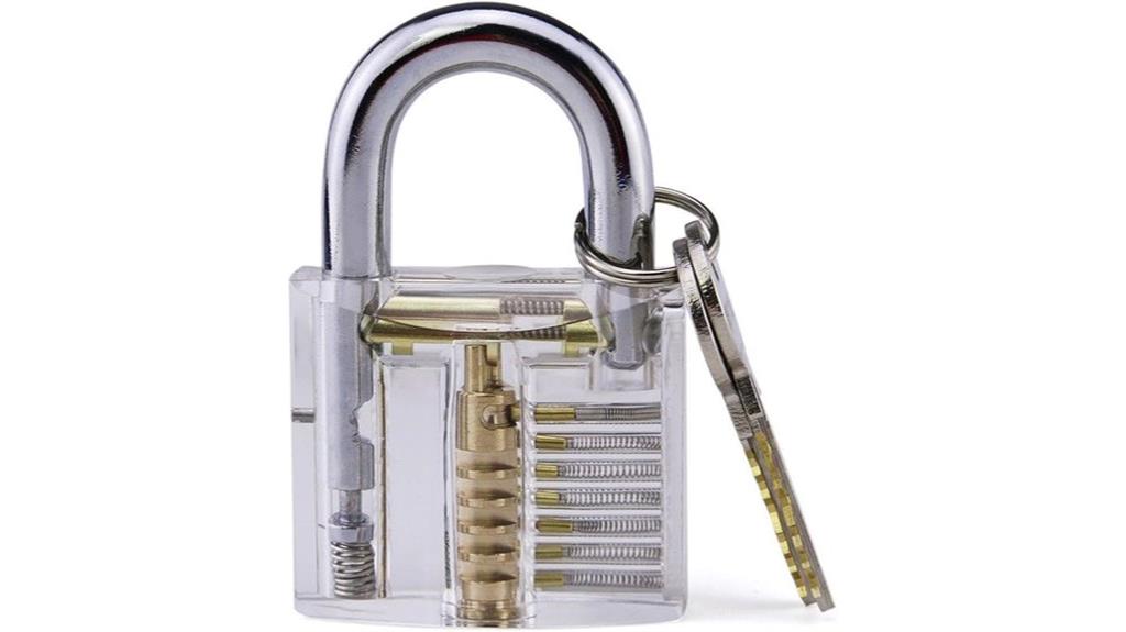 clear acrylic lock