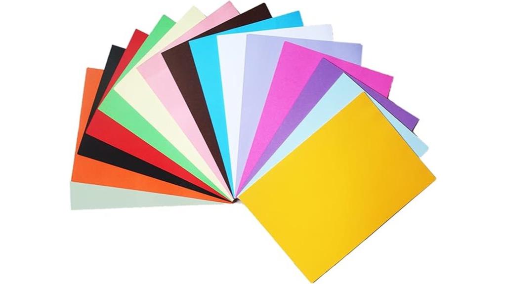 colorful construction paper pack