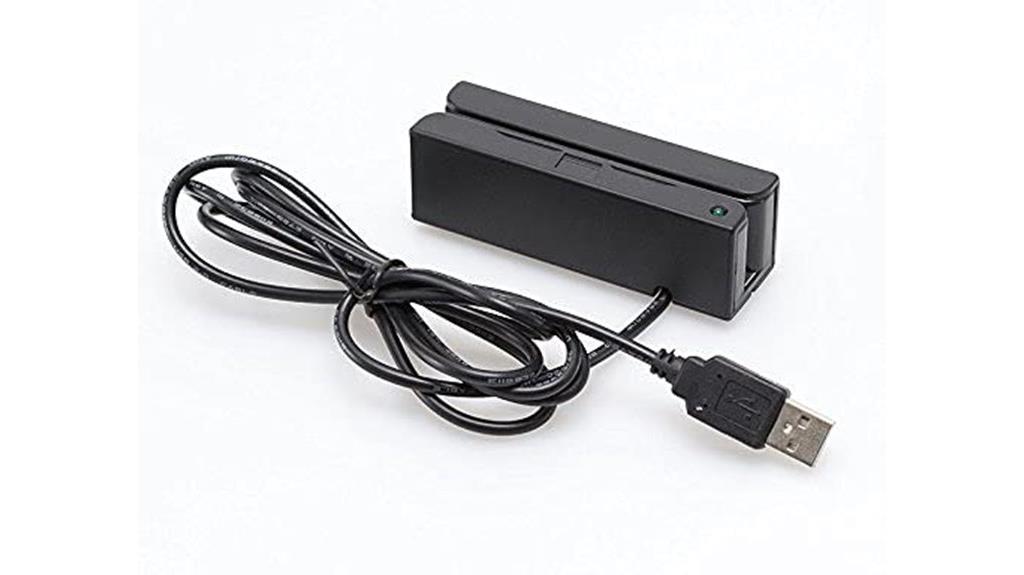 compact magnetic card reader