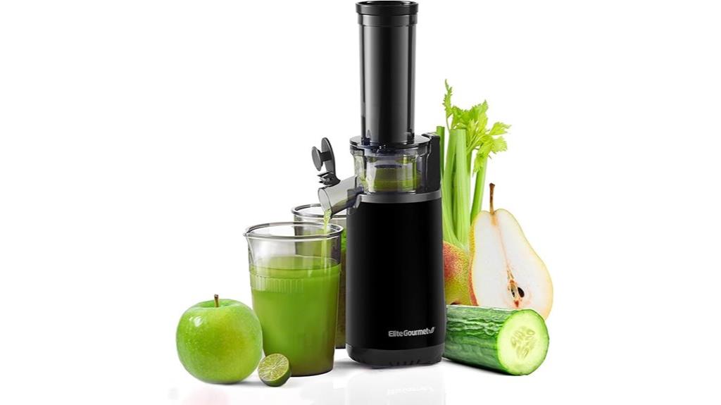 compact masticating slow juicer