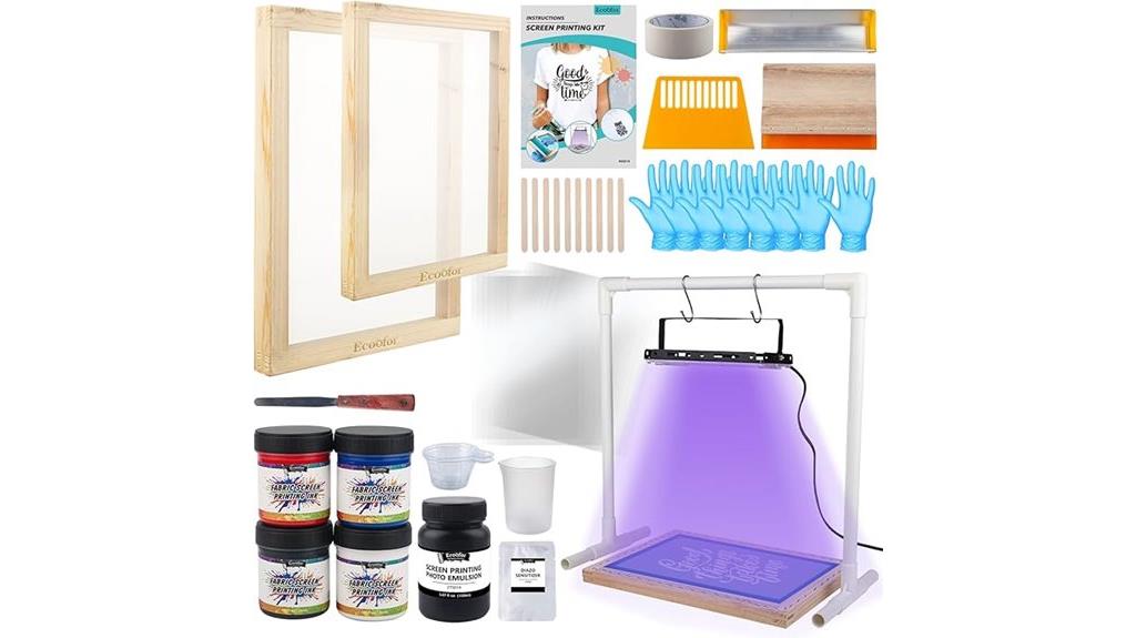 complete screen printing set