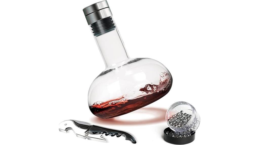 contemporary red wine decanter