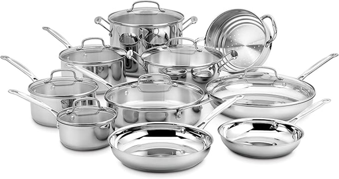 cuisinart 17 piece steel