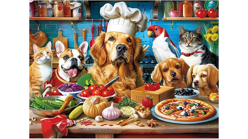 cute puppy puzzle set