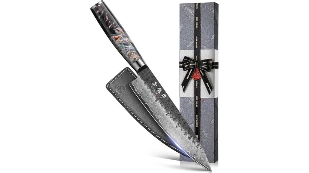 damascus vg10 kitchen knife