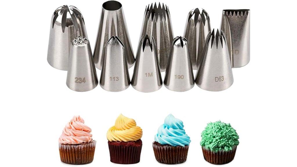 decorating icing piping tips